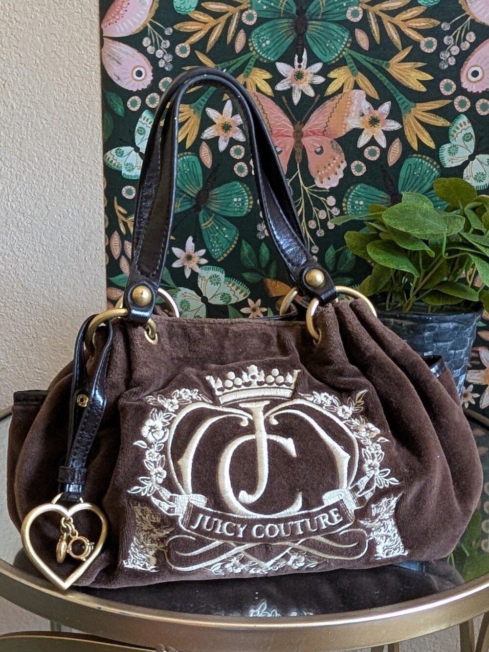 Juicy Couture Velour Hobo Bag ๐ค๐๐ค๐๐ค